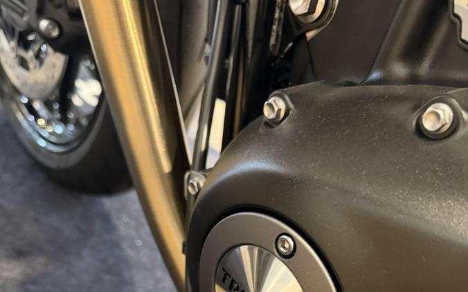 2025 Triumph Speed Twin 1200 - CRYSTAL WHITE - SAPPHIRE BLACK