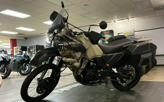 2025 Kawasaki KLR650 Adventure ABS Cypher Camo Beige