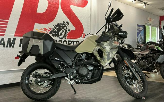 2025 Kawasaki KLR650 Adventure ABS Cypher Camo Beige