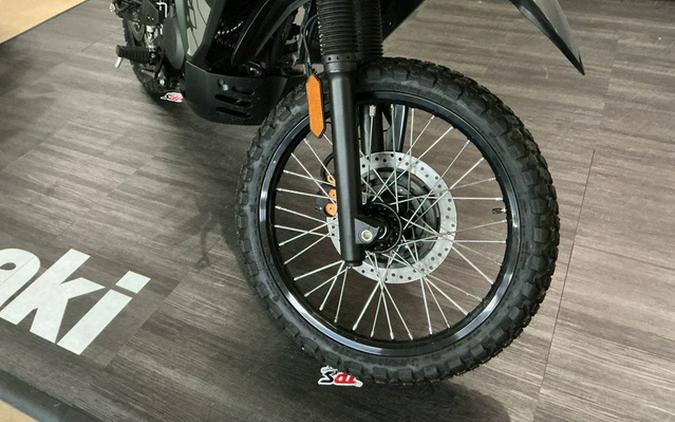 2025 Kawasaki KLR650 Metallic Matte Old School Green ABS