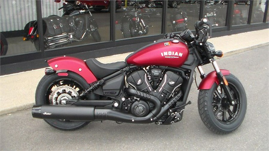 2025 Indian Motorcycle SCOUT BOBBER LTD, SUNSET RED SMOKE, 49ST Limited