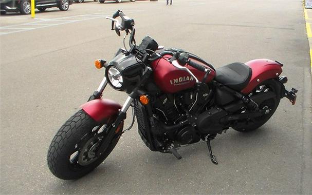 2025 Indian Motorcycle SCOUT BOBBER LTD, SUNSET RED SMOKE, 49ST Limited