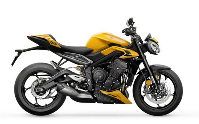 2026 Triumph Street Triple 765 RS Cosmic Yellow RX Triumph Performance Yellow