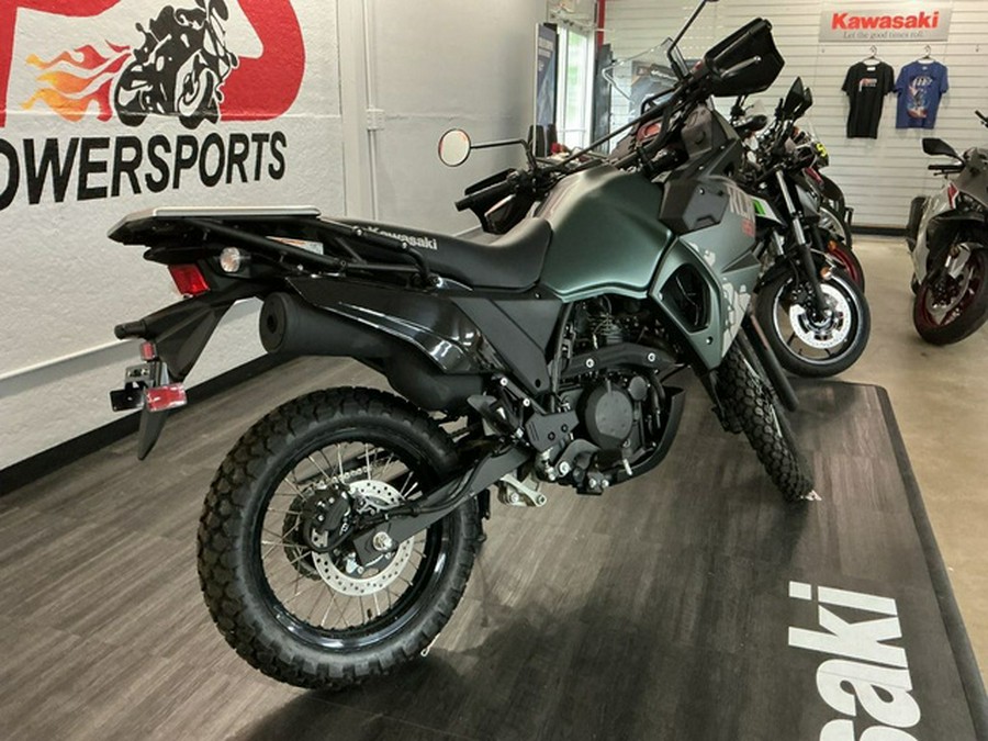2025 Kawasaki KLR 650 Metallic Matte Old School Green
