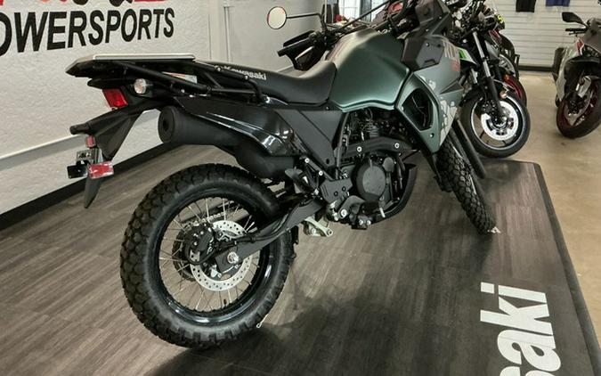 2025 Kawasaki KLR 650 Metallic Matte Old School Green