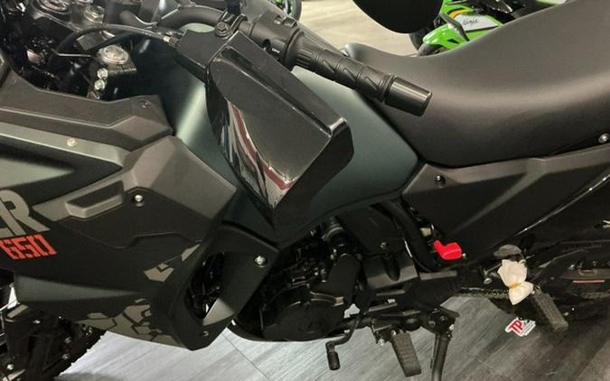 2025 Kawasaki KLR 650 Metallic Matte Old School Green