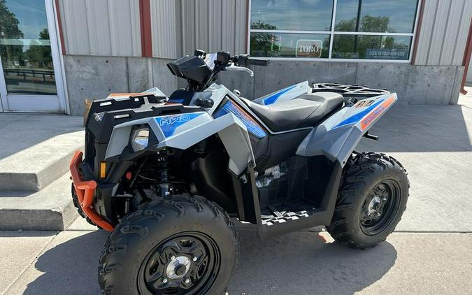 2024 Polaris® SCRAMBLER 850 - STORM GRAY/RADAR BLUE