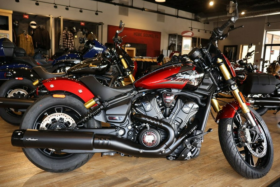 2026 Indian 101 Scout Sunset Red Metallic