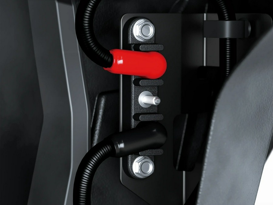 2026 Kawasaki Ridge Platinum Ranch Edition HVAC Metallic Deep Red/Ebony - 110350