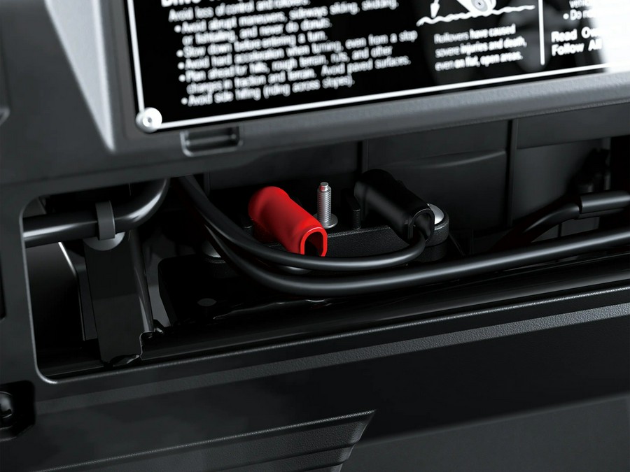 2026 Kawasaki Ridge Platinum Ranch Edition HVAC Metallic Deep Red/Ebony - 110350