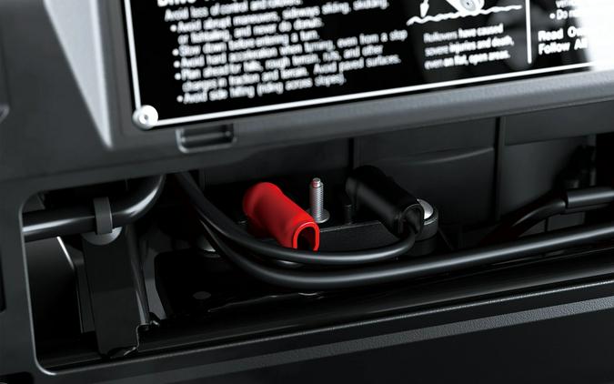 2026 Kawasaki Ridge Platinum Ranch Edition HVAC Metallic Deep Red/Ebony - 110350