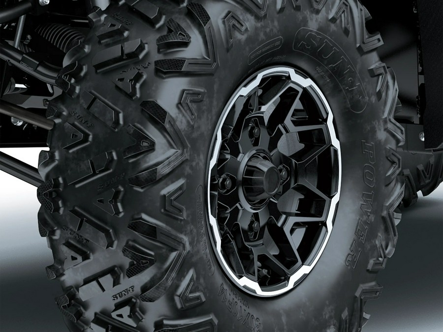 2026 Kawasaki Ridge Platinum Ranch Edition HVAC Metallic Deep Red/Ebony - 110350