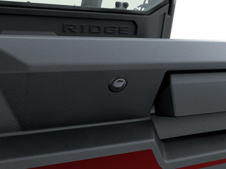 2026 Kawasaki Ridge Platinum Ranch Edition HVAC Metallic Deep Red/Ebony - 110350