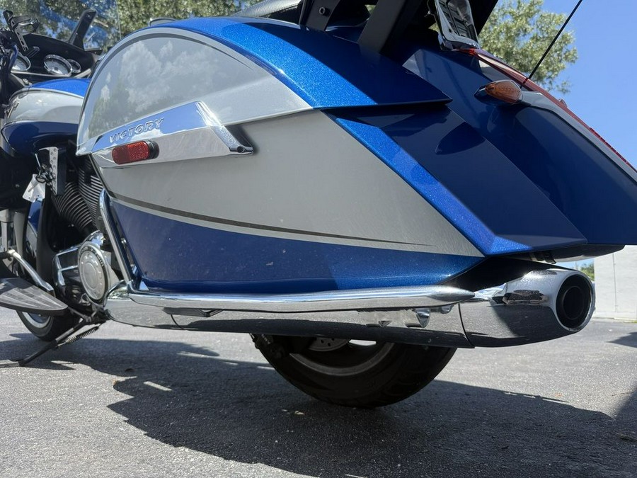 2014 Victory Motorcycles Cross Country Tour Two-Tone Sonic Blue Silver