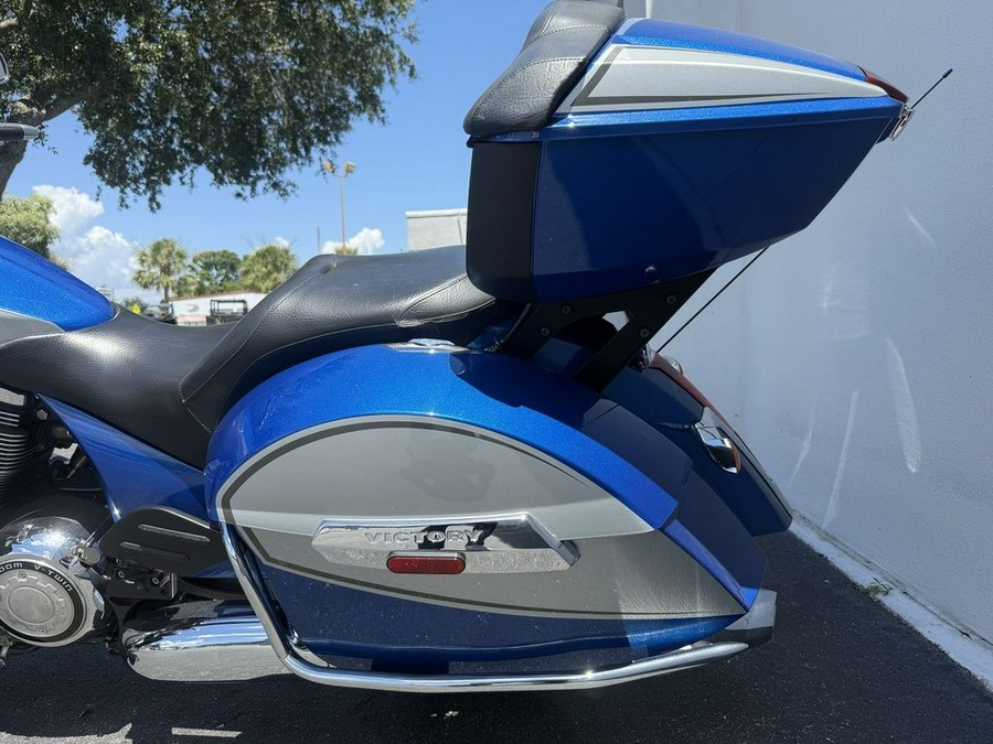 2014 Victory Motorcycles Cross Country Tour Two-Tone Sonic Blue Silver