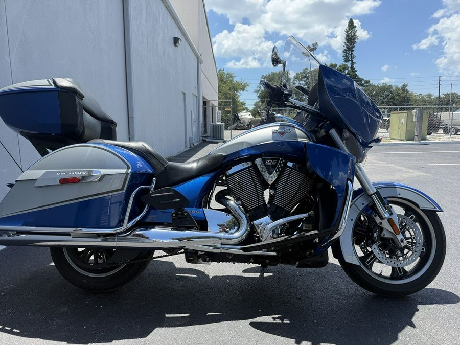 2014 Victory Motorcycles Cross Country Tour Two-Tone Sonic Blue Silver