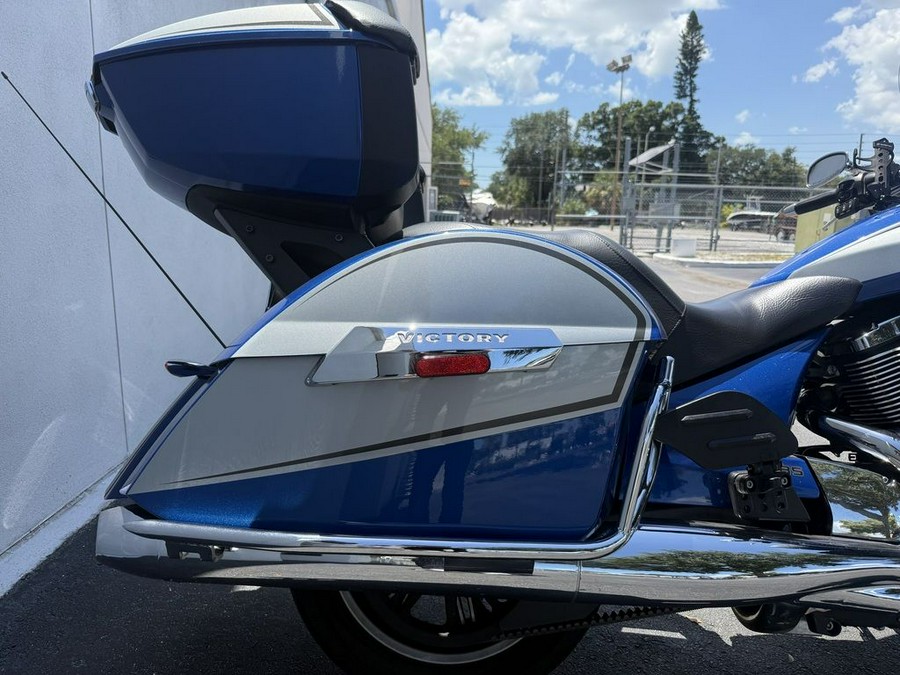 2014 Victory Motorcycles Cross Country Tour Two-Tone Sonic Blue Silver