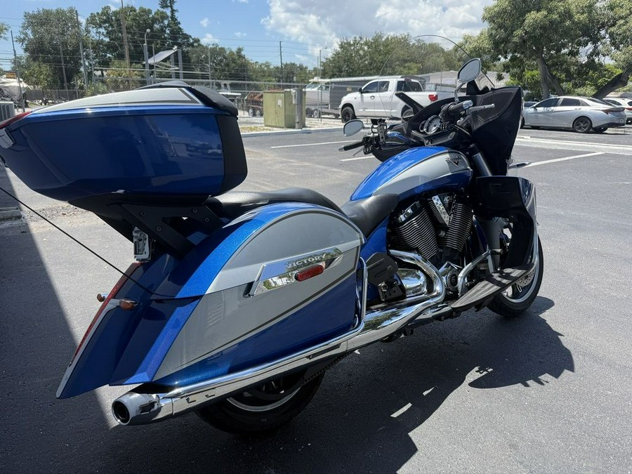 2014 Victory Motorcycles Cross Country Tour Two-Tone Sonic Blue Silver