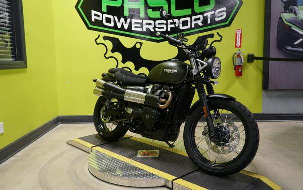 2024 Triumph Scrambler 900 Matte Khaki Green