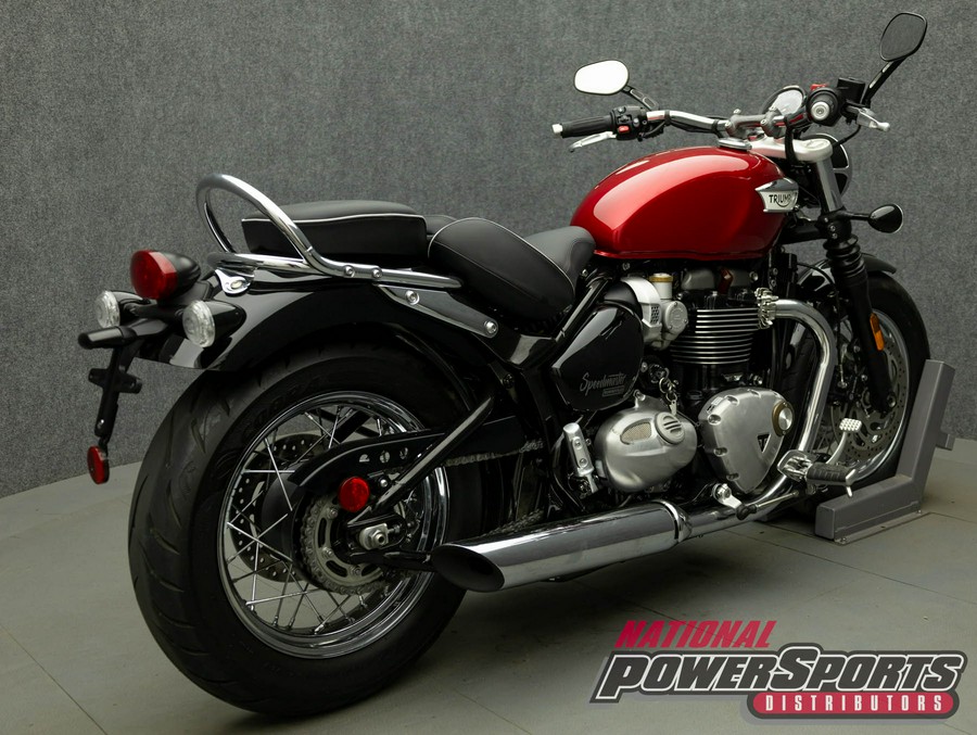 2022 TRIUMPH BONNEVILLE SPEEDMASTER