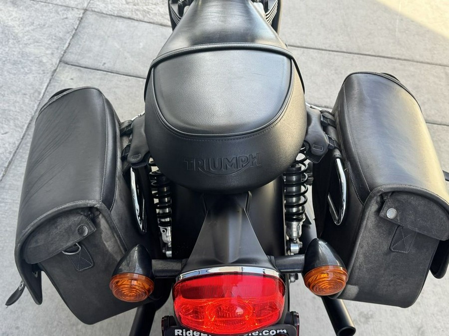 2020 Triumph Bonneville T100 Black Matte Irostone/Matte Black