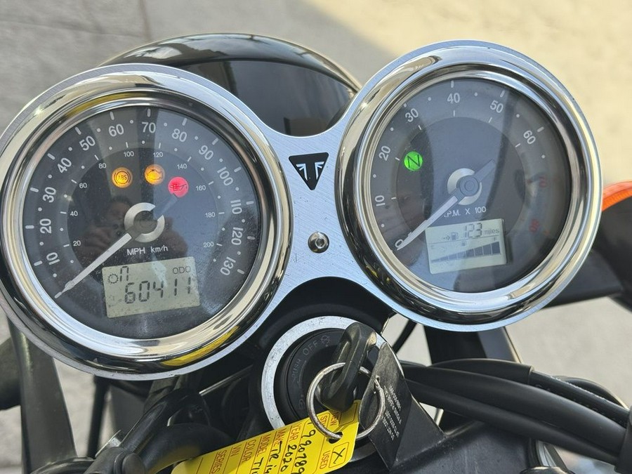 2020 Triumph Bonneville T100 Black Matte Irostone/Matte Black