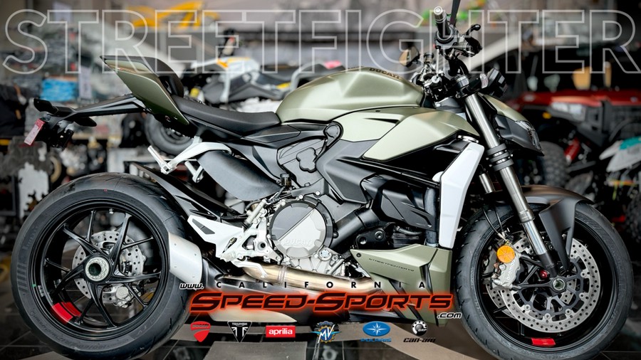 2024 Ducati Streetfighter V2 - Storm Green