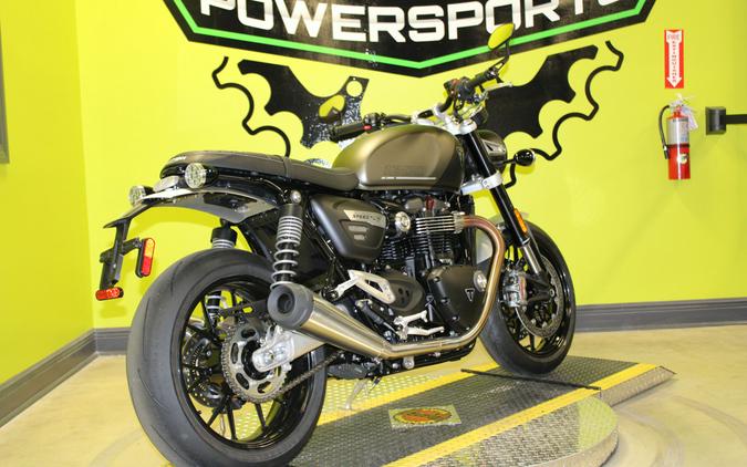 2024 Triumph Speed Twin 1200 Matte Ironstone/Matte Storm Grey