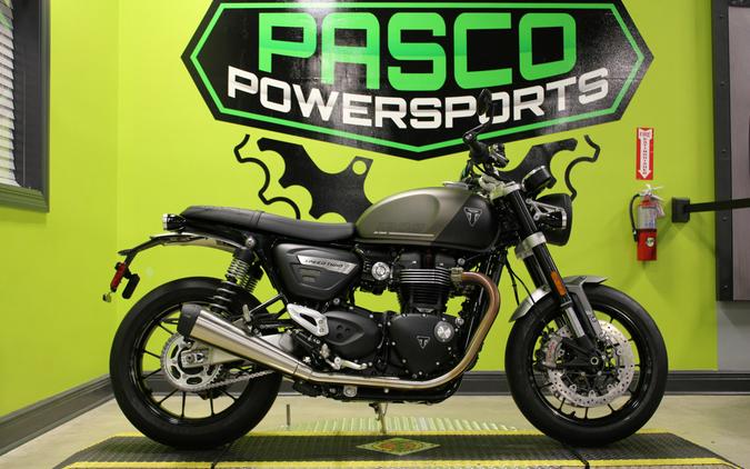 2024 Triumph Speed Twin 1200 Matte Ironstone/Matte Storm Grey