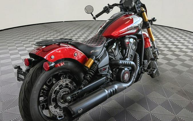 2025 Indian 101 Scout Sunset Red Metallic with Graphics