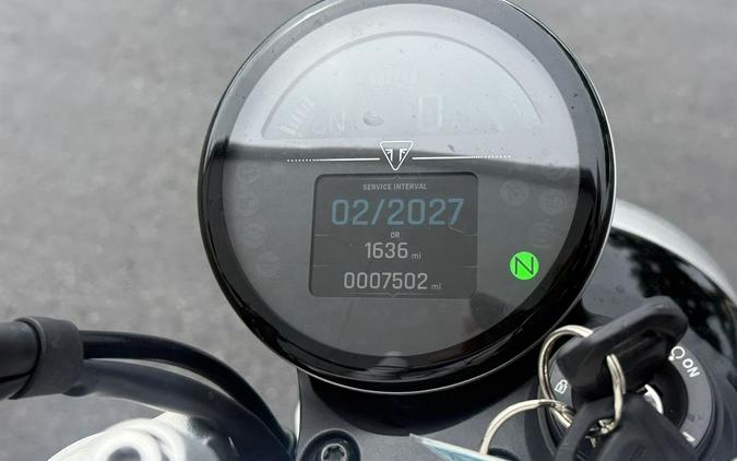 2025 Triumph Speed Twin 1200 Crystal White/Sapphire Black