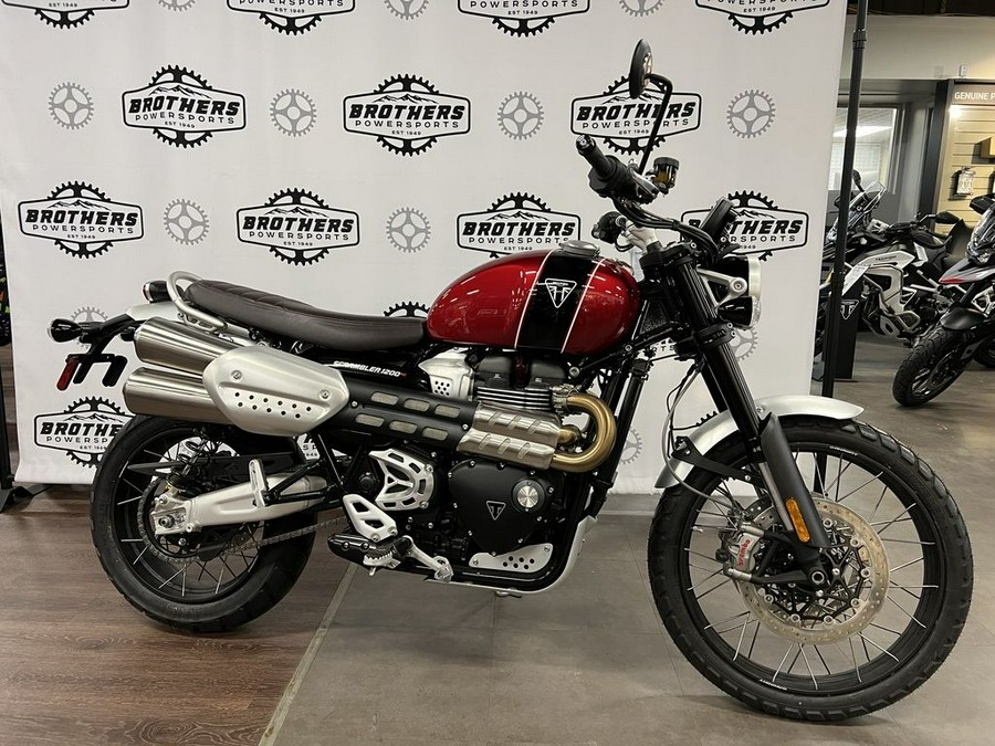 2023 Triumph Scrambler 1200 XC Carnival Red / Jet Black