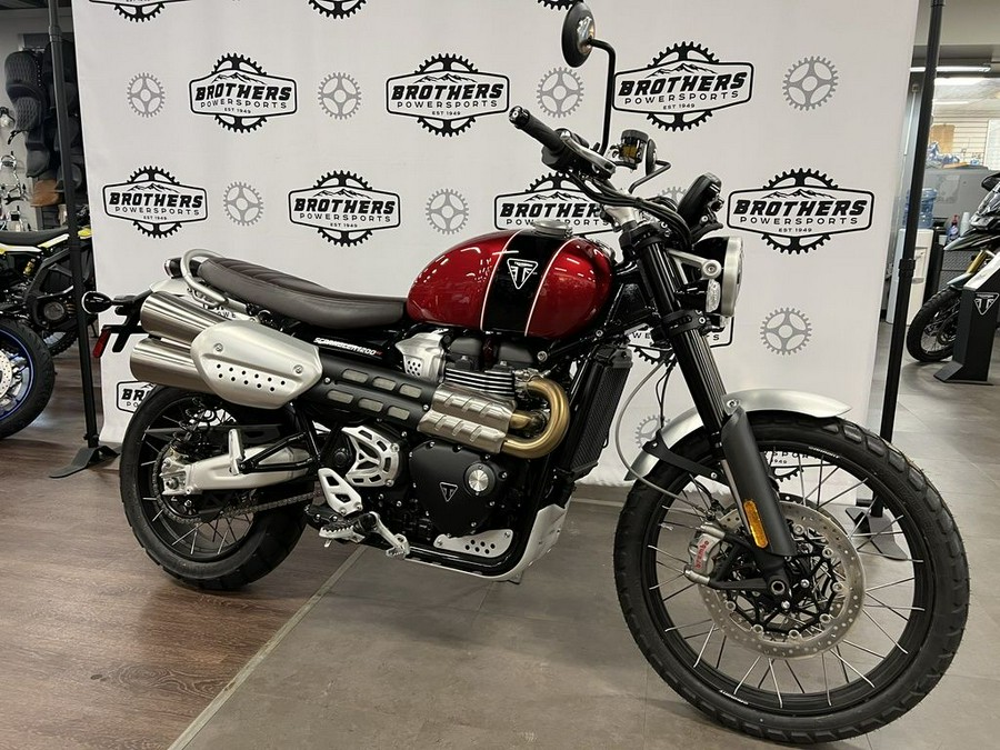 2023 Triumph Scrambler 1200 XC Carnival Red / Jet Black