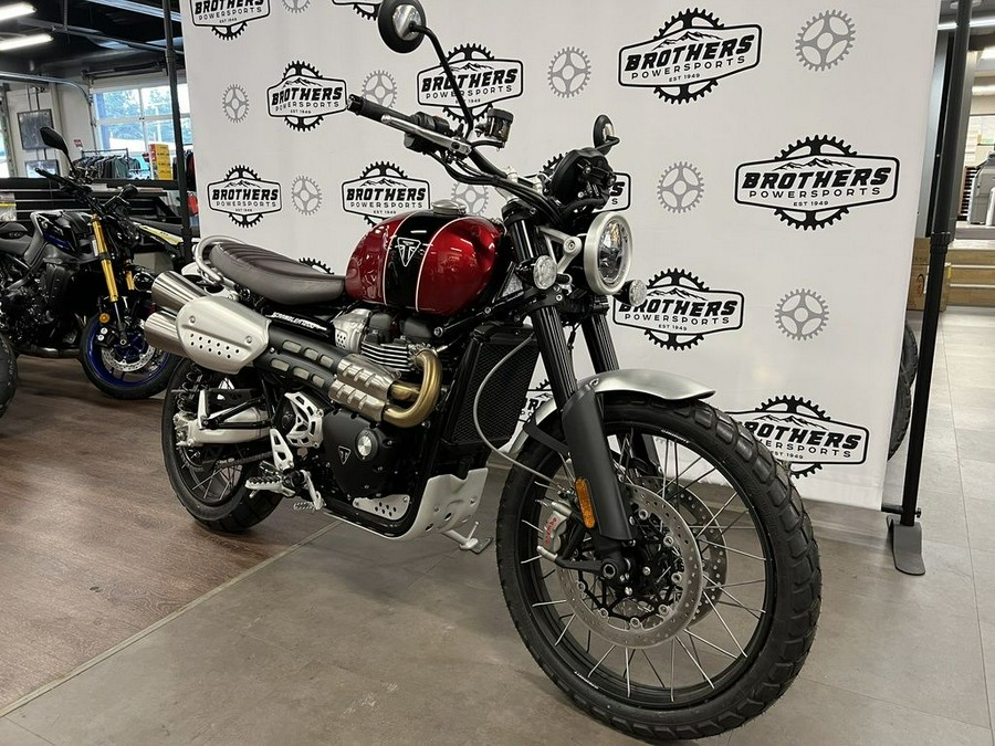 2023 Triumph Scrambler 1200 XC Carnival Red / Jet Black