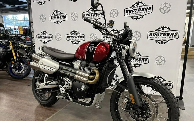 2023 Triumph Scrambler 1200 XC Carnival Red / Jet Black