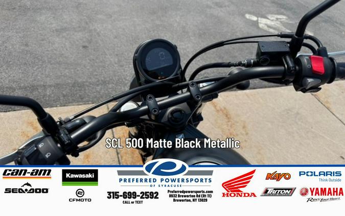 2025 Honda SCL 500 Matte Black Metallic