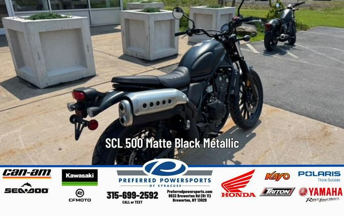 2025 Honda SCL 500 Matte Black Metallic
