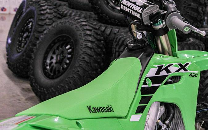 New 2025 KAWASAKI KX 450 LIME GREEN