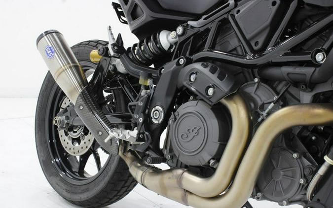 2019 Indian FTR 1200 S Titanium Metallic over Thunder Black Pearl