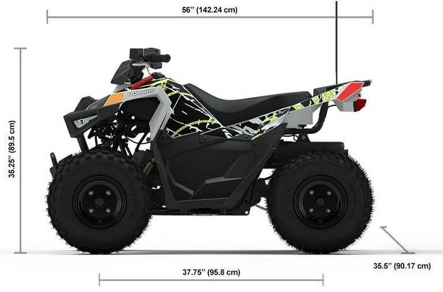 2023 Polaris Industries OUTLAW 70 EFI LE- BRIGHT WHITE/LIME SQUEEZE