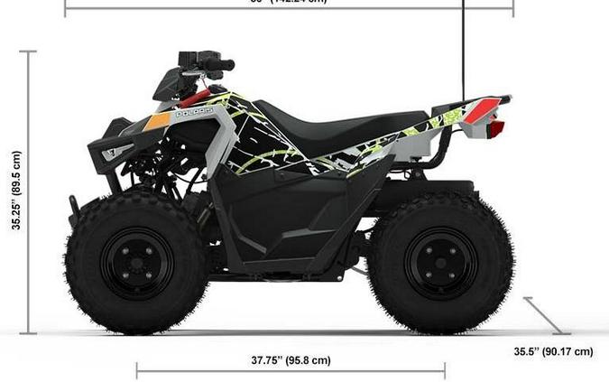 2023 Polaris Industries OUTLAW 70 EFI LE- BRIGHT WHITE/LIME SQUEEZE