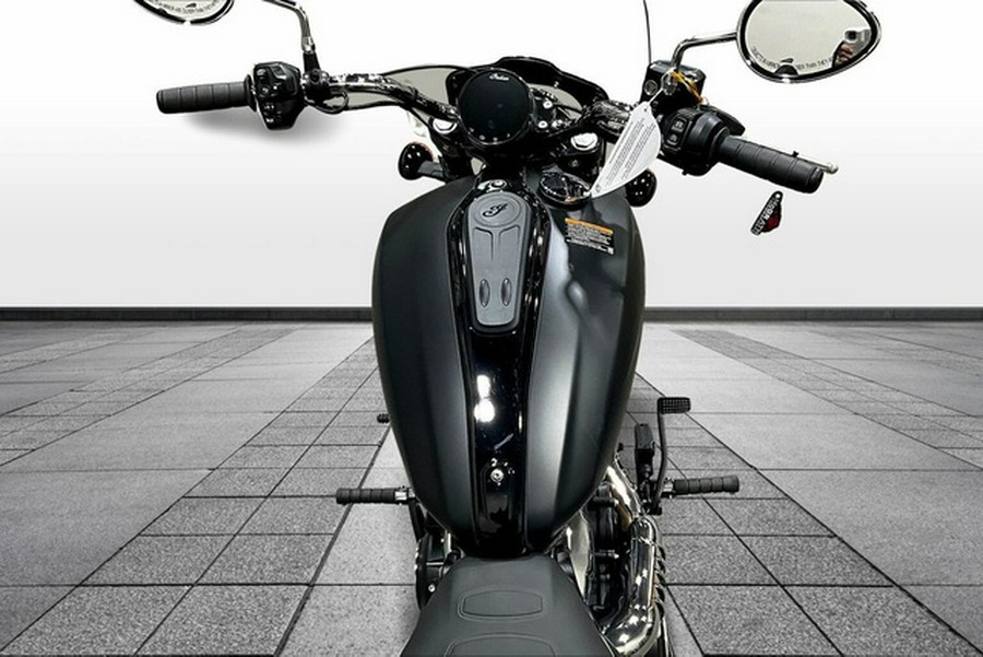 2025 Indian Super Scout Black Smoke With Graphics