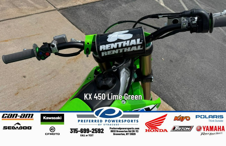 2026 KX 450 Lime Green - Kawasaki