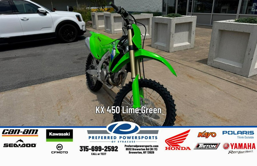 2026 KX 450 Lime Green - Kawasaki