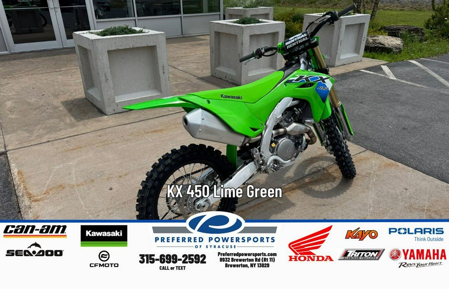 2026 KX 450 Lime Green - Kawasaki