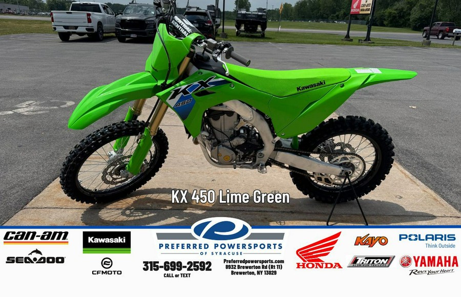 2026 KX 450 Lime Green - Kawasaki