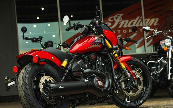 2026 Indian 101 Scout Sunset Red Metallic