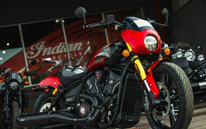 2026 Indian 101 Scout Sunset Red Metallic