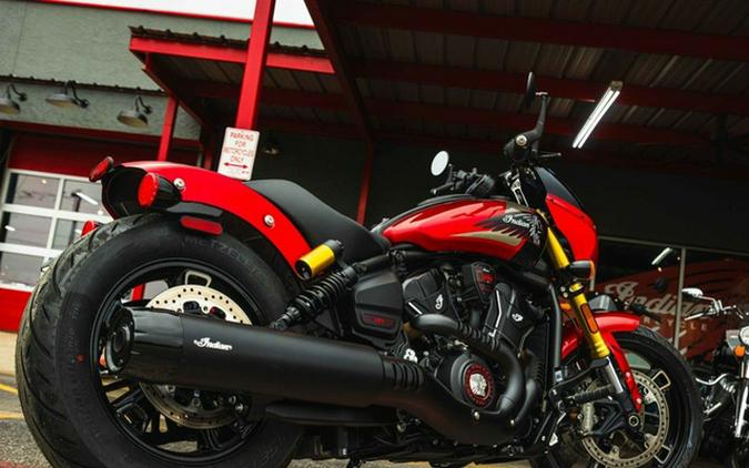 2026 Indian 101 Scout Sunset Red Metallic