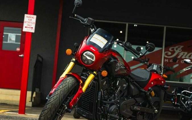2026 Indian 101 Scout Sunset Red Metallic